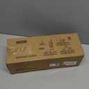 Veken Shower Caddy 6-Pack, Advanced Rustproof Design, No Drilling Adhesive Shelves, Rack with Soap Holder, Large Capacity Bathroom Organizers and Storage, Wall-Mounted Kitchen & Home Decor (Black)