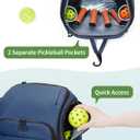 sportsnew Pickleball Bag Large Sports Pickleball Backpack with Shoe Compartment for Men Women, Patent Pending