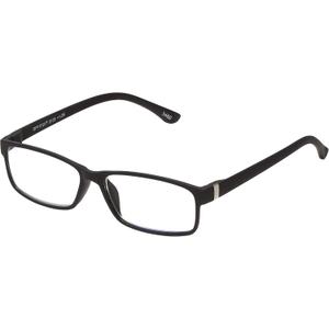 SAV Optitek E2103 Blue Light Reading Glasses - Flexible, Durable, Lightweight, High-Performance Reading Glasses for Men and Women, Black, + 1.5