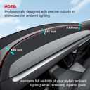 Dashboard Cover for Tesla Model Y Juniper,[Anti-Glare and Sun Protection] Suede Dashboard Pad Dash Mat Compatible with Tesla 2025-2026 New Model Y Accessories