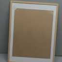 upsimples 18x24 Picture Frame, Display Pictures 16x20 with Mat or 18 x 24 Without, Wall Hanging Poster Frames, Natural, 1 Pack
