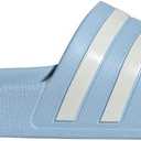 adidas Women's Adilette Aqua Slide Sandals (Blue) 11