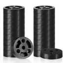 Moxweyeni 20 Pcs Deck Board Ledger Spacers Bulk 2" x 1/2" Drainage Spacer Building Tool Thick Polypropylene Prevent Rot from Occurring at Deck Ledger Connection Stair Stringers Shade Structures