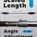 iTAOSTAR Adjustable Kayak Paddle, Aluminum Shaft and PP Blade, Floating Kayaking Oars with Anti-Freeze Grip & Drip Rings, 2-Piece Lightweight Oar for Kayak Canoe Fishing – 225-235 cm (88.6-92.5 in)