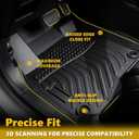 Floor Mats & Cargo Liner for Mitsubishi Outlander Sport 2011-2025 2026, All Weather Automotive TPE Floor Liners Set Anti-Slip Waterproof Accessories (Car Mats+Trunk Mat) Black