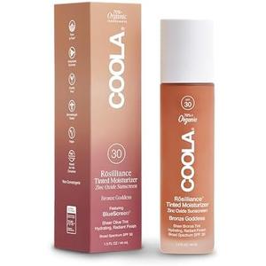 COOLA Organic Rosilliance BB Cream With SPF 30, Tinted Moisturizer Sunscreen & Foundation, Dermatologist Tested, 1.5 Fl Oz