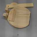 6 Inch Mini Wooden Tortilla Press for Small Portions, Perfect for Dieters, Homemade Corn & Flour Tortillas, Burritos and Wraps, Ideal for Breakfast, Lunch, or Healthy Snacks (Round)