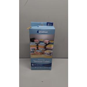 Whitmor 5 Cube Combo Spacemaker Clear Nylon Vacuum Cubes/Bags