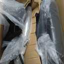 Drafting Chair with Back Footrest Adjustable Office Stool Chair 360 Swivel Rolling Stool with Wheels Desk Chair with Backrest for Drafting Office Lab Studio Counter Bedroom Kitchen Shop (Black)