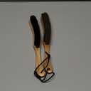 Hat Brush Combo Kit - Horsehair Felt Hat Brush Clean Cowboy Hat, Fedora Hat & Baseball Cap, Boar Bristle Lint Brush Remove Pet Hair Dust for Suits, Suede, Clothes & Furniture, Beech Handle - 2 Pack