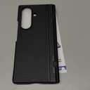 for Samsung Galaxy Z Fold 7 Case with Stand, Front Screen Protector, Hinge Protection, Slim & Rugged, Full Body Hard Cover, Daily Drop Protective Phone Case for Samsung Z Fold 7 5g 2025, Black