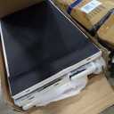 Merax Solid Wood King Size Boucle Bed Frame with Wingback Headboard, Modern Upholstered Platform with Walnut Wooden Legs, Strong Wooden Slats, No Box Spring Needed, Ivory, King Size