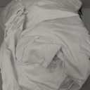 GFCC 8FTX10FT White Backdrop Background for Photography Photo Booth Backdrop for Photoshoot Background Screen Video Recording Parties Curtain