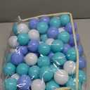 MoonxHome Ball Pit Balls for Toddlers, BPA Free Crush Proof Plastic Toy Balls for Ball Pit, Children's Pool Water Toys, Macaron Ocean Balls for Play Tent 2.15 Inch Pack of 100 200 500 800 1000 (M-green&blue)