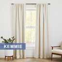2 Pack Telescoping Curtain Rods, 1Inch Diameter Drapery Rods 72-144Inch Length Adjustable Rod with Brackets Window Treatment-Dark Bronze