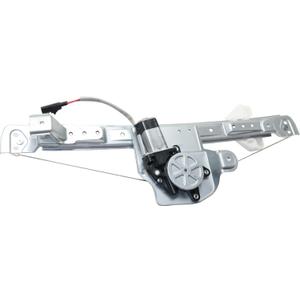 JC Whitney Window Regulator Rear, Passenger Side Compatible with Chrysler Pacifica 2004-2008 Power, with Motor, 2 Pins JRC49170013