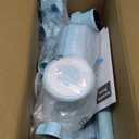 Roomie Tec Corded Stick Vacuum Cleaner - 450W, Lightweight 2 in 1 Handheld with Powerful Suction, Bagless HEPA Filter, Large Dust Capacity, 20ft Cable - Ideal for Floors, Dorm Room, & Home Cleaning (Cyan)