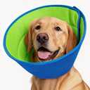 Dog Cone Collar Soft Cone for Dogs Dirt-Resistant and Washable Soft Dog Elizabethan Collars for Small Large Medium Dogs After Surgery Recovery Collars, Blue, M(Neck: 11.8-13.8")