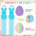 5 Pcs Bunny Easter Party Decoration Easter Decorations Outdoor with Tassels Easter Bunny Hanging Decorations Easter Banner for Home Wall Porch Lawn Yard Garden Decor (Multi Color)