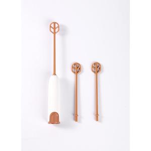 Handheld Electric Baby Formula Mixer,Handheld Drink Mixer (White)