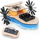 RC Boat, Building Kit for Kids Ages 8-12, Paddle Boat, STEM Science Kit for Boys & Girls