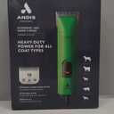 Andis Professional UltraEdge Super 2-Speed Detachable Blade Dog/Pet Clipper, Rotary Motor with Shatter-Proof Housing, Runs Calm & Silent, 14-Inch Cord, for All Dog Coats & Breeds, 120 Volts, Green