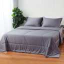 Bamboo Viscose Summer Comforter/Blanket King Size- Ultra Soft & Breathable Comfort - Perfect Medium Weight for Snuggling Without Overheating - Stay Cool & Cozy All Night