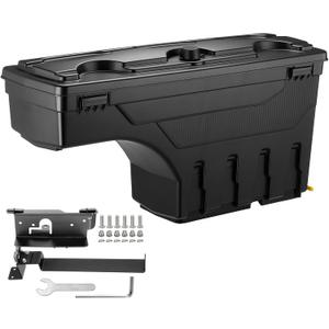 GEARLAST Truck Bed Storage Box Fit for Dodge Ram 1500 2019-2025 Passenger side