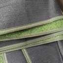 iCustomRug Indoor/Outdoor Turf Carpet & Rugs, Synthetic Grass in Lawn Green 12'X11' Low Pile Artificial Grass with Bound Pre-Finished Edges