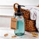 Amolliar Quart 32OZ Mason Jar Liquid Soap Dispenser, Regular Mouth, Bronze