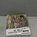 Henkelion Weighted Vest Weight Vest for Men Women Kids Weights Included, Body Weight Vests Adjustable for Running, Training Workout, Jogging, Walking (12 lbs, Black)
