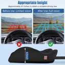 Car Seat Cushion for Truck and Car Drivers - Prevents Bedsores & Relieves Long-Drive Pain, Therapeutic Support for Sciatica, Hemorrhoids, Tailbone and Prostate, Enhanced View with Anti-Slip Base