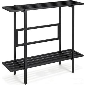 Heavy Duty Plant Stand Outdoor Indoor, Large Metal 48" L x 10" W x 38"H