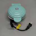 CROWNFUL Mini Waffle Maker, 4" Chaffle Maker with Compact Design, Easy to Clean, Non-Stick Surface, Recipe Guide Included, Perfect for Breakfast, Dessert, Sandwich, or Other Snacks