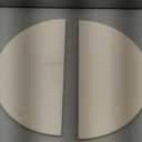 Half-Moon Heat Deflector Plates for Kamado Joe Classic I, II, III, Replacement Parts KJ-HDP Indirect Cooking Cordierite Heat Deflector Plates Accessories for Kamado Joe 18" Grill Smoker, White 2-Pack