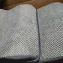 Dog Stairs 4 Steps for Small Dogs and Cats to Get on High Beds, Couch or Car, Pets Can Climb, Sit, Lie Down or Perch to Look Out Windows on The Spliceable Ramp, Provides Support, Grey19" H