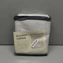 100% Blackout Shield Linen Blackout Curtains for Bedroom 84 Inches Long, Back Tab/Rod Pocket Living Room Drapes, Thermal Insulated Blackout Curtains 2 Panels Set, 50" W x 84" L, Beige