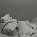 LEMOMO Blackout Curtains 66 x 95 inch/Light Grey Curtains Set of 2 Panels/Thermal Insulated Room Darkening Bedroom Curtains