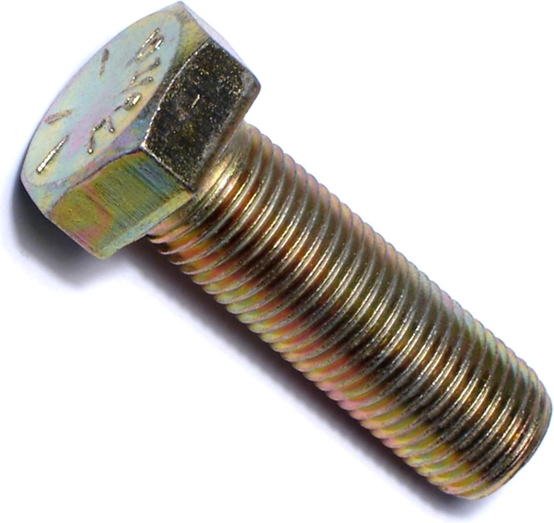 Hard-to-Find Fastener Grade 8 Fine Hex Cap Screws, Bulk Pack, Steel Hex Bolts for Construction, Home Improvement, 1/2-20 x 1-1/2, Pack of 13