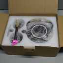 Juvale Cast Iron Teapot - 1200 mL, Black, 2 Cups - Japanese Tea Set with Stainless Steel Infuser & Stovetop Kettle for Loose Leaf Tea