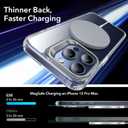 ESR for iPhone 15 Pro Max Case, Compatible with MagSafe, Military-Grade Protective Clear Case for iPhone 15 Pro Max,Built-in Stash Stand Phone Case, Scratch-Resistant Back Cover, Classic Series,Clear
