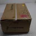 TUTOTAK Narrow Bookshelf, 8-Tier Bookcase, Spine Book Shelf for Small Space, Corner Standing Shelf for Living Room, Office, Study, Entryway, White BS06BW008