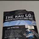 The Rag Company - Diamond Weave Glass & Window - Detailing Towels to Polish Mirrors & Chrome, Snakeskin Like Texture, Lint-Free, Streak-Free, 280gsm, 16in. x 16in, Blue (6-Pack)