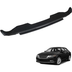 munirater Rear Lower Bumper Valance with Chrome Molding Black Replacement for 2013-2015 Accord 71510T2GA00 HO1195106
