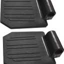 1 Pair of Universal Footplate for The Wheelchair, Transport Chair Footrest Elevating Leg Rests Replacement Parts for Standard Wheelchair Repair Parts (Black)