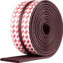 Baby Proofing Edge Corner Protector, 16.4 ft Edge Guards Padding with 3M Adhesive, Extra-Wide Soft Rubber Foam Padding, Furniture,Sharp Edge Safety Corner Edge Bumper Guard-Brown