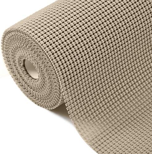 iwtmm Drawer Shelf and Cabinet Liners Non-Adhesive Extra Strong Grip - Keep Items in Place for Kitchen, Bathroom, Office & Wardrobe, Heavy Duty Anti-Slip Liners for Cabinets, Cupboards, Drawers 20 Inch W