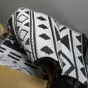 Outdoor Rugs, Outdoor Plastic Straw Rug, Reversible Waterproof Carpet for Camping, Poolside, Garden, BBQ Area, Gazebo Flooring, RV Park & Beach, Geometric Style, 8x10 (Boho - Grey)