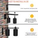3" Gate Roller Guide with L-Bracket, Universal Adjustable Gate Guide Roller,Sliding Gate Rollers,Heavy Duty Sliding Gate Kit for Door Hardware and Sliding Gates
