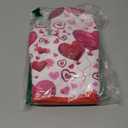 4PCS Valentine Day Oven Mitts and Potholders Set, Red Valentine Heart Oven Mitts Pot Holder Heat Resistant Non-Slip Cooking Gloves for Valentine Day Cooking Baking Party Supplies